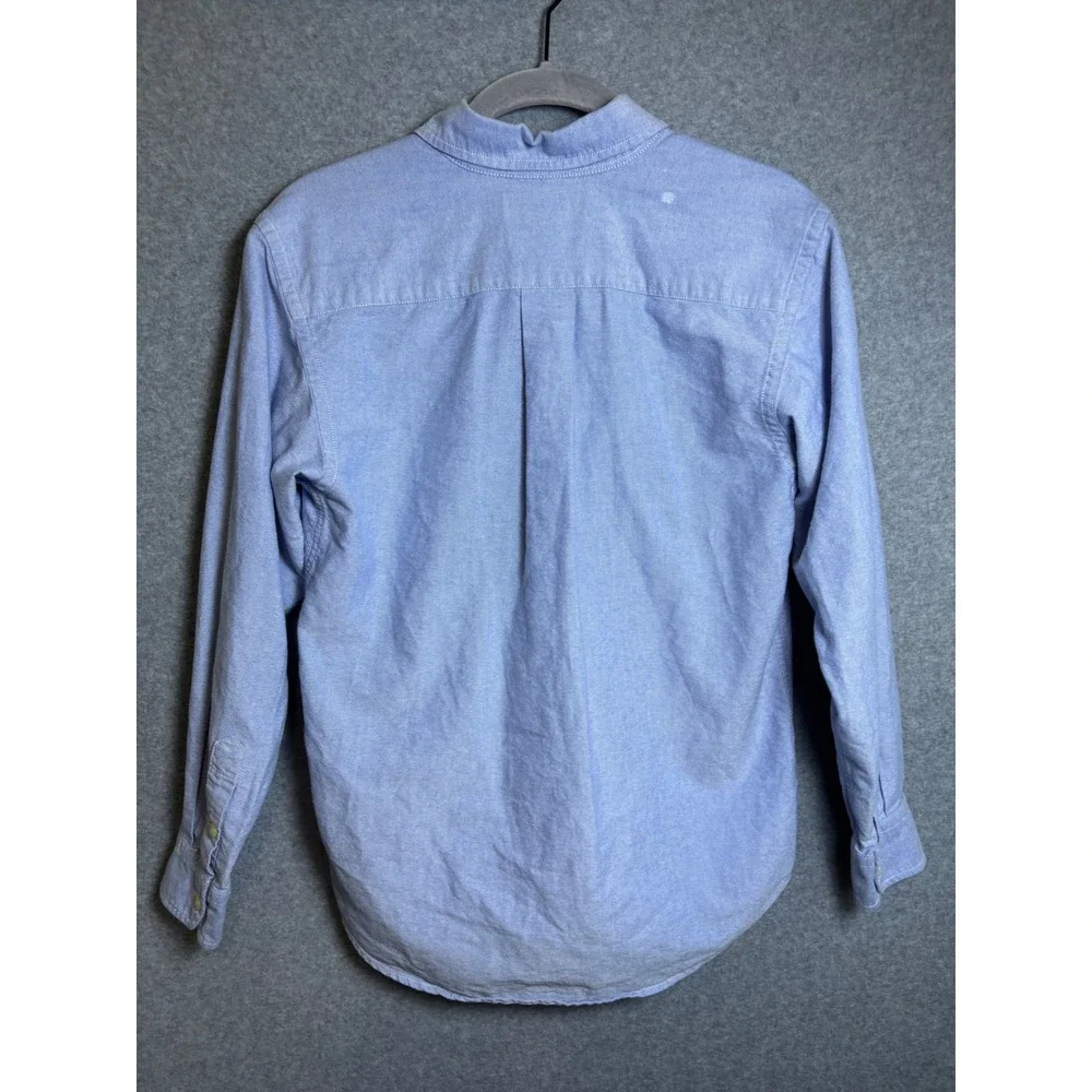 Ralph Lauren Boys 14 Oxford Button Down Shirt Blue Pony Cotton Preppy School